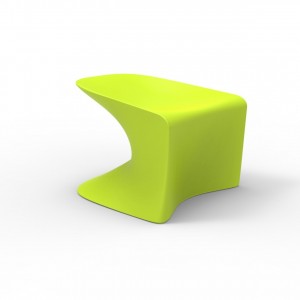 Taburete Bajo Wing Fabricado en Resina con Luz Led Interior | Vondom