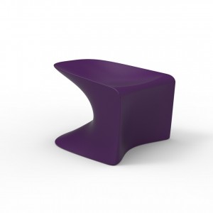 Taburete Bajo Wing Fabricado en Resina con Luz Led Interior | Vondom