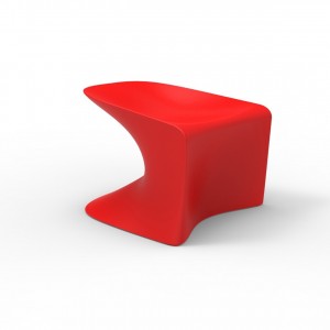 Taburete Bajo Wing Fabricado en Resina con Luz Led Interior | Vondom