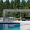 Mesa Flat Rectangular de Gandia Blasco. Mesa de diseño para exterior.