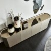Aparador Chelsea de Cattelan Italia. Versión titanio.