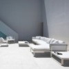 Sofá Flat modular 4 de Gandia Blasco. Sofá de diseño para exteriores.