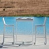 Mesa Bar Flat de Gandía Blasco. Mesa elegante para exterior con varias medidas.