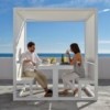Merendero de Gandía Blasco. Pérgola de diseño para exterior de aluminio.