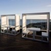 Merendero de Gandía Blasco. Pérgola de diseño para exterior de aluminio.