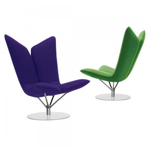 Butaca giratoria Angel de Softline. Sillas y sillones de diseño nórdico.