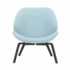 Butaca cómoda y espaciosa Eden para salón de Softline. Butacas de diseño nórdico.