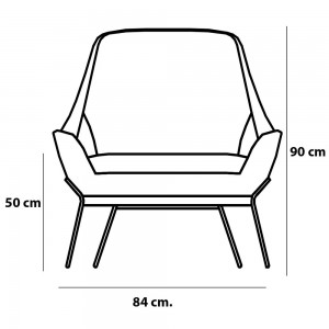 Butaca giratoria de diseño escandinavo Noomi para hogar o contract de Softline.