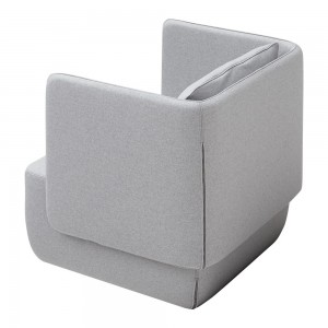 Butaca combinable Opera para salón de Softline. Sillones y butacas de diseño.