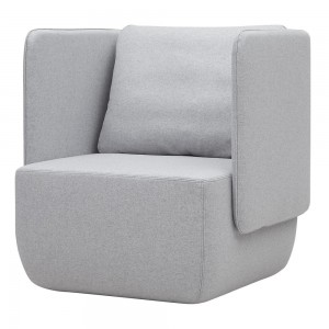 Butaca combinable Opera para salón de Softline. Sillones y butacas de diseño.