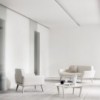 Butaca cómoda y compacta Scope para salón de Softline. Butacas, sillones y sofás.