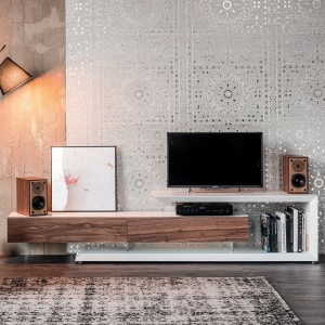 Mueble TV Link de Cattelan Italia. Mueble de televisor de diseño moderno.