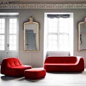 Chaise Longue Sand para salón de Softline. Sillones y chaise lounge de diseño nórdico.