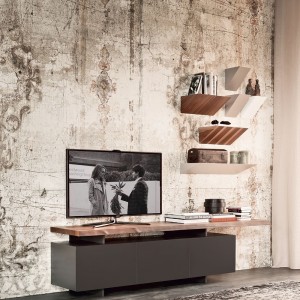 Mueble TV Seneca de Cattelan Italia. Mueble para televisión moderno.
