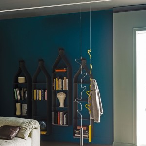 Perchero Air de Cattelan Italia. Perchero de diseño moderna para techo.