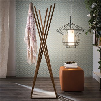 Perchero Oscar de Cattelan Italia. Percheros modernos de madera y mármol.