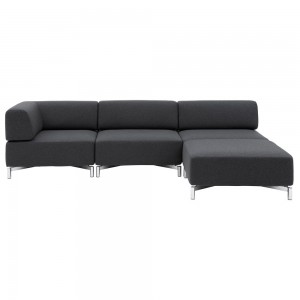 Sofá modular Planet para salón de Softline. Sofá modular de diseño nórdico.