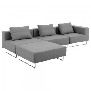 Sofá modular clásico Ohio para salón de Softline. Sofás y sillones de diseño nórdico.