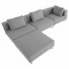 Sofá modular Lotus para salón de Softline. Sofás modulares de diseño nórdico.