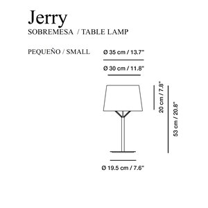 Lámpara sobremesa Jerry de Carpyen. Tienda online lamparas modernas.