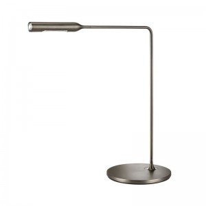 Lámpara de sobremesa con base redonda Flo Desk de Foster+Partners y Lumina