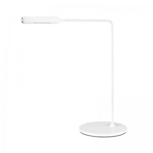 Lámpara de sobremesa con base redonda Flo Desk de Foster+Partners y Lumina