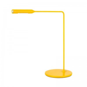 Lámpara de sobremesa con base redonda Flo Desk de Foster+Partners y Lumina