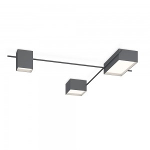 Lámpara minimalista de techo Structural de Vibia. Luminarias modernas.