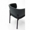Silla con brazos comedor RC con pies madera de Blasco&Vila. Sillones tapizados.