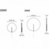 Lámpara aplique Guise de Vibia. Diseño moderno de lámparas para pared.
