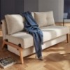 Sofá cama matrimonio de diseño Cubed 02 Wood para salón de Innovation Living.