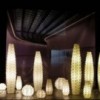 Lámpara de pie para interior Cactus Gold Slamp. Diseño moderno italiano.