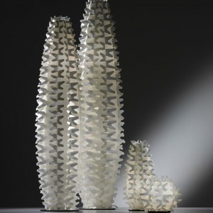 Lámpara de pie para interior Cactus Gold Slamp. Diseño moderno italiano.