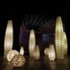 Lámpara de pie para interior Cactus Gold Slamp. Diseño moderno italiano.