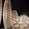 Lámpara de pie para interior Cactus Gold Slamp. Diseño moderno italiano.