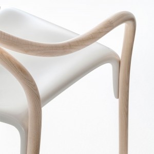 Sillón Soul 3745/3747 de Pedrali. Sillones de diseño moderno. Sillones de madera.