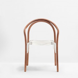 Sillón Soul 3745/3747 de Pedrali. Sillones de diseño moderno. Sillones de madera.