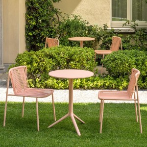 Silla Tribeca 3660 de Pedrali. Sillas para exterior. Sillas metálicas.