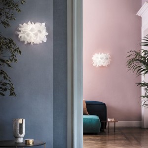 Lámpara de aplique-plafón Clizia Slamp. Diseño elegante para paredes.