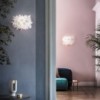 Lámpara de aplique-plafón Clizia Slamp. Diseño elegante para paredes.