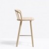 Taburete Nym 2838/2839 de Pedrali. Taburetes de diseño. Taburetes de madera.