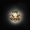 Lámpara suspendida Flora de Slamp. Diseño floral italiano hecho a mano.