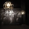 Lámpara suspendida Flora de Slamp. Diseño floral italiano hecho a mano.