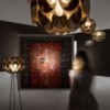 Lámpara suspendida Flora de Slamp. Diseño floral italiano hecho a mano.