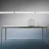 Lámpara suspensión Hugo Horizontal de Slamp. Diseño ideal ideal para oficinas.