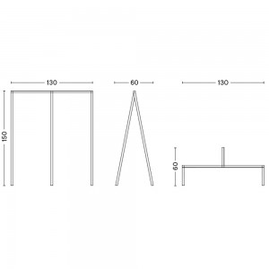 Perchero Loop Wardrobe de Hay. Muebles de diseño minimalista modernos y elegantes.