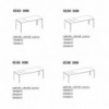 Mesa Dom Extensible Melamina de Ingenia. Mesas extensibles para comedor.