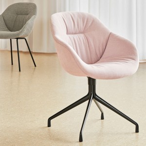 Silla AAC 121 tapizado Soft de Hay. Silla giratoria tapizada.