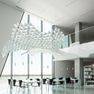 Lámpara colgante Nuvem de Slamp. Diseño único de calidad italiana.
