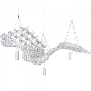 Lámpara colgante Nuvem de Slamp. Diseño único de calidad italiana.